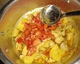 A picture of step 7 of Bonless Aloo murgi salan.