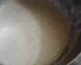 A picture of step 2 of Malpua with rabdi.
