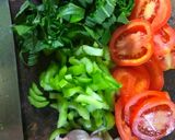 Foto langkah ke 2 dari resep Pizza Vegetarian (Teflon only).