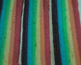 Foto langkah ke 5 dari resep Mini Rainbow Roll Cake.