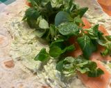 Foto del paso 3 de la receta Cena fácil y rápida: Wraps de salmón y crema de aguacate