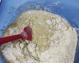 A picture of step 2 of No-Knead bread.