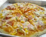Foto langkah ke 7 dari resep PIZZA TANPA ULEN (empuk, kilat, bisa pake teflon)👍.