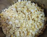 A picture of step 1 of Baked khandvo.