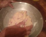 A picture of step 4 of Aloo Parathas.