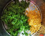 A picture of step 3 of Dill leaves lentil curry | Suva-toordal bhaji | Sabsige soppina palya.