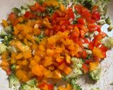 A picture of step 6 of Chicken and Vegetable Fried Rice.