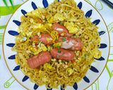 Foto langkah ke 4 dari resep Mie Goreng Mozarella.