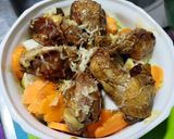 (電鍋)燉高麗菜雞的食譜步驟3照片
