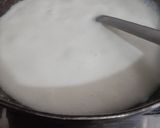 A picture of step 4 of Rice firni.