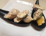 Foto del paso 4 de la receta: Conchiglie rellenas de atún, huevo cocido y queso ricotta