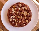 Foto del paso 6 de la receta: Tarta de nueces con ganache de café y trufa de chocolate