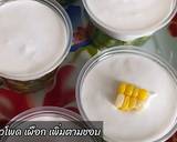 ตะโก้สาคูเผือกข้าวโพด วิธีทำสูตร 10 รูป