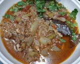 A picture of step 4 of Lauki do pyaaza.