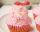A picture of step 9 of Raspberry Lemon Buttercream Frosting.