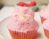 A picture of step 9 of Raspberry Lemon Buttercream Frosting.