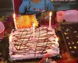 صورة لخطوة 1 من وصفة كيكة عيد ميلاد 💘