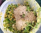 A picture of step 1 of Winter Veggie Kadhi Pakode.