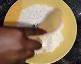 A picture of step 2 of Small chops wrap.