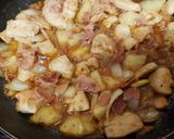 A picture of step 6 of Sweet Chicken, Ham and pineapple bake.