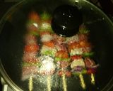 Foto del paso 3 de la receta: Brochettes de pollo, carne y verdura