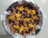 Foto langkah ke 4 dari resep Mochi Cake Coklat Lumer (1 Telur).