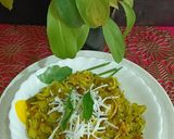 A picture of step 3 of Cabbage Thoran.