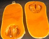 Une image de l'étape 1 de Courge butternut rôtie au four.