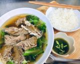 รูปขั้นตอนการทำที่ 2 ของ เกาเหลาเนื้อเปื่อย-โกเบแต้จิ๋ว 潮汕上汤肥牛(ชื่อเข้าใจยากแต่อร่อยง่าย ครึๆ)