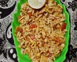 A picture of step 5 of Bhelpuri Chat.