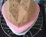 Foto del paso 3 de la receta: Torta helada con glaseado espejo marmoleado