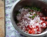 A picture of step 3 of Ragi flour chilla.