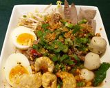 รูปขั้นตอนการทำที่ 14 ของ ก๋วยเตี๋ยวสุโขทัย ไข่เยิ้มๆ
