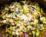 Foto del paso 5 de la receta: EMPANADAS CON MASA CASERA INTEGRAL.RELLENO1)🫛🫛🫛🫛CHAUCHAS🫛—RELLENO2)🥬🥬ESPINACAS🥬