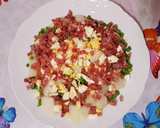 Foto del paso 7 de la receta: Verdura de guisantes salteaditos con jamón y huevo
