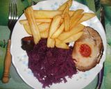 Karaj kolbásszal töltve recept fázis 6 fotója
