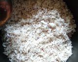 A picture of step 2 of Coconut Laddo.