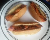Foto del paso 2 de la receta: Perritos calientes con "salchichas de 🥕zanahoria" 😜😝😊
