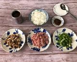沙茶蘑菇豬肉飯餅的食譜步驟1照片