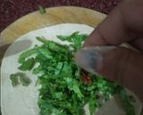 A picture of step 3 of Palak Parantha.