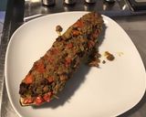 Une image de l'étape 16 de Papaye verte au bœuf,poivron rouge,oignon et épices massalé.