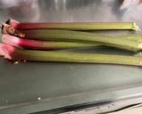 Une image de l'étape 1 de Clafoutis à la rhubarbe et vanille.