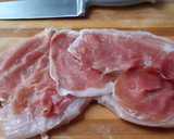 Foto del paso 4 de la receta: Pechuga de pollo rellena de champiñones y jamón, en airfryer