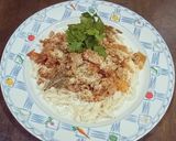 รูปขั้นตอนการทำที่ 6 ของ เฟตตูชินี่โบโลเนสหมูสับไส้กรอกหมู - คีโต