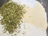 Parsley Naan bread