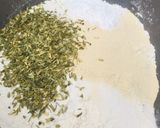 A picture of step 2 of Parsley Naan bread.