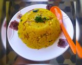 A picture of step 1 of Jwaaricha Peethacha Upma / Jowar Flour Upma.