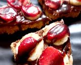 A picture of step 6 of Banana Nutella tart.