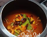 A picture of step 5 of Mutton Jalfrezi.