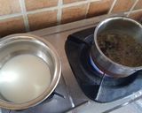 A picture of step 1 of Pink tea/gulabi chai/sheer tea.
